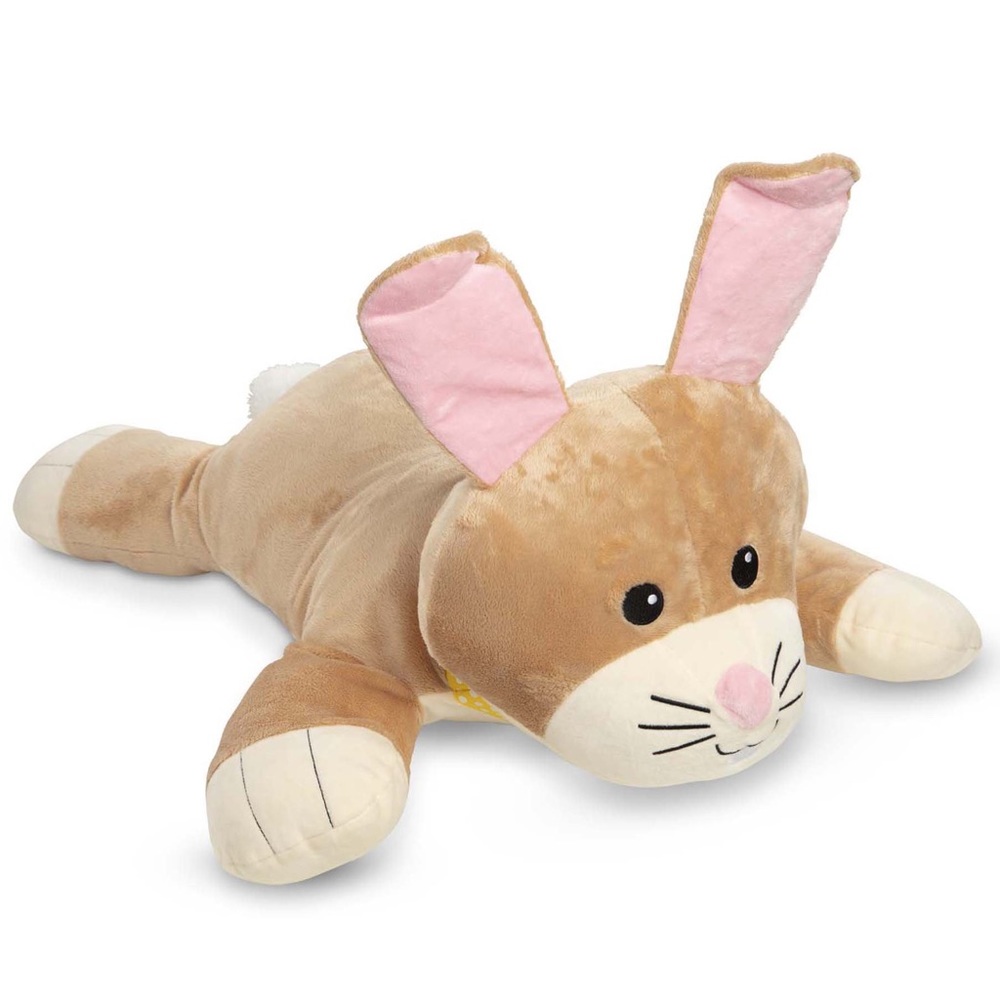Melissa & Doug | Jumbo Plush Animal, Cuddle Bunny